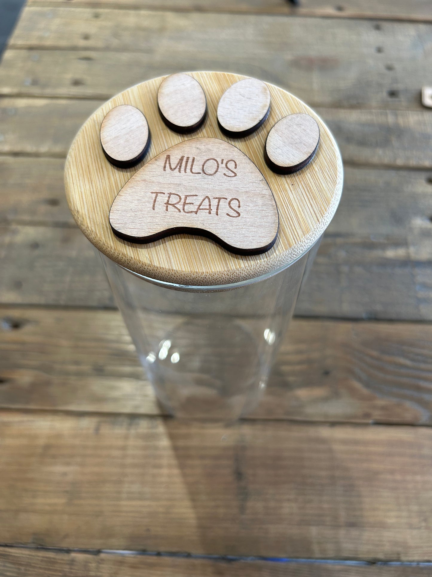 Personalised Dog Treat Jar