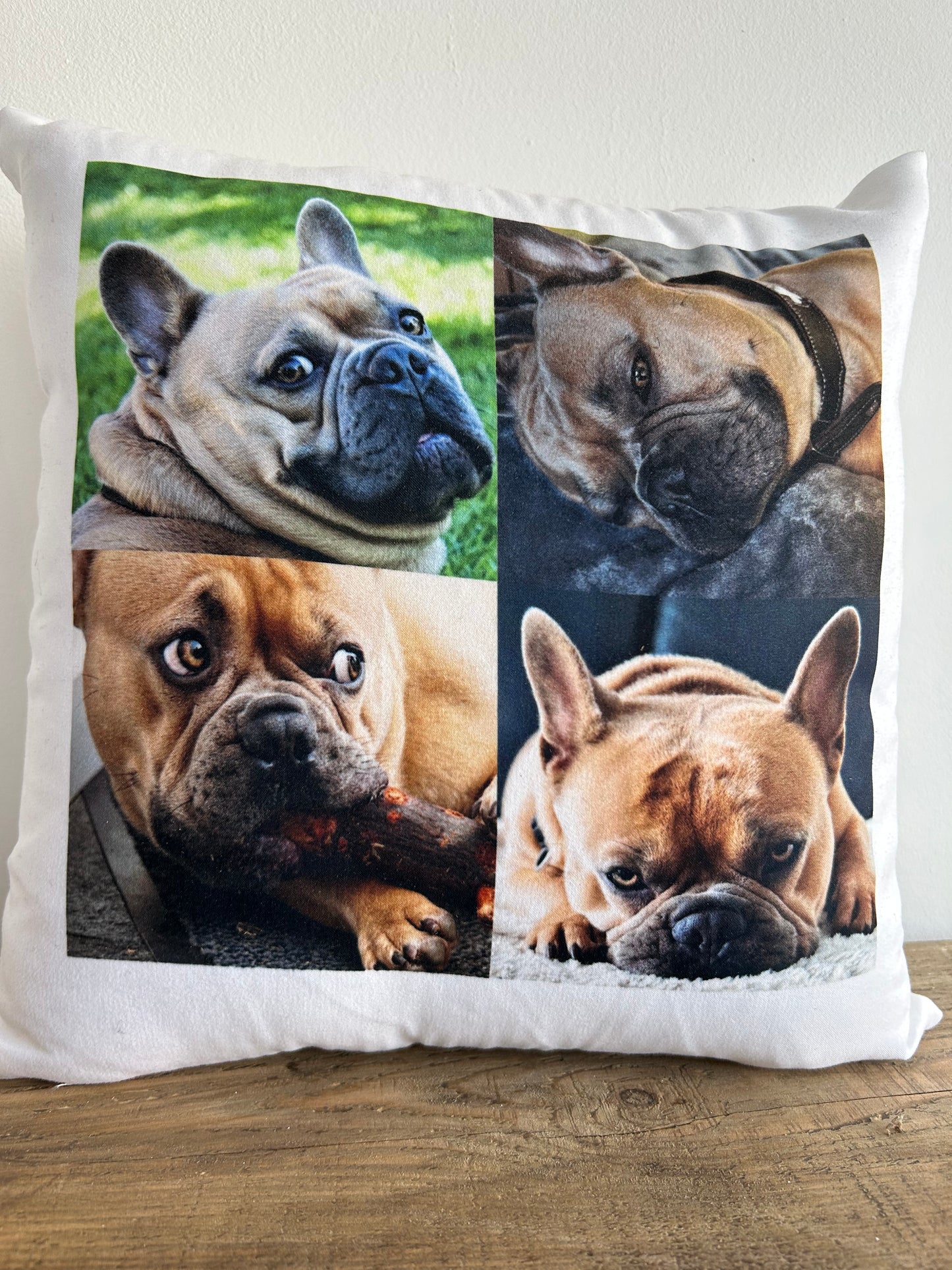 Personalised 4 Photo Cushion