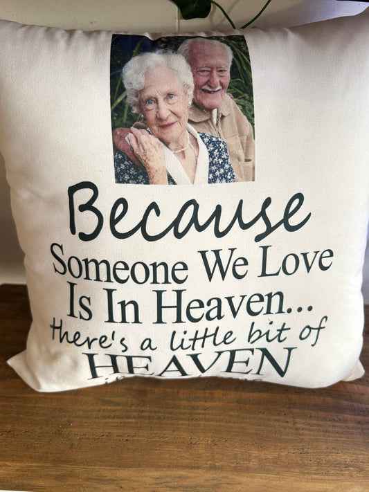 Personalised Memorial Cushion