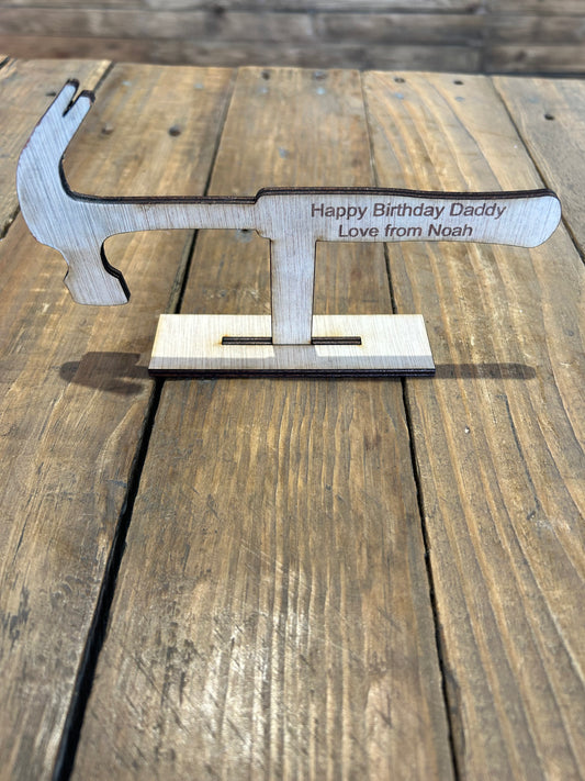 Personalised Wooden Hammer Decoration