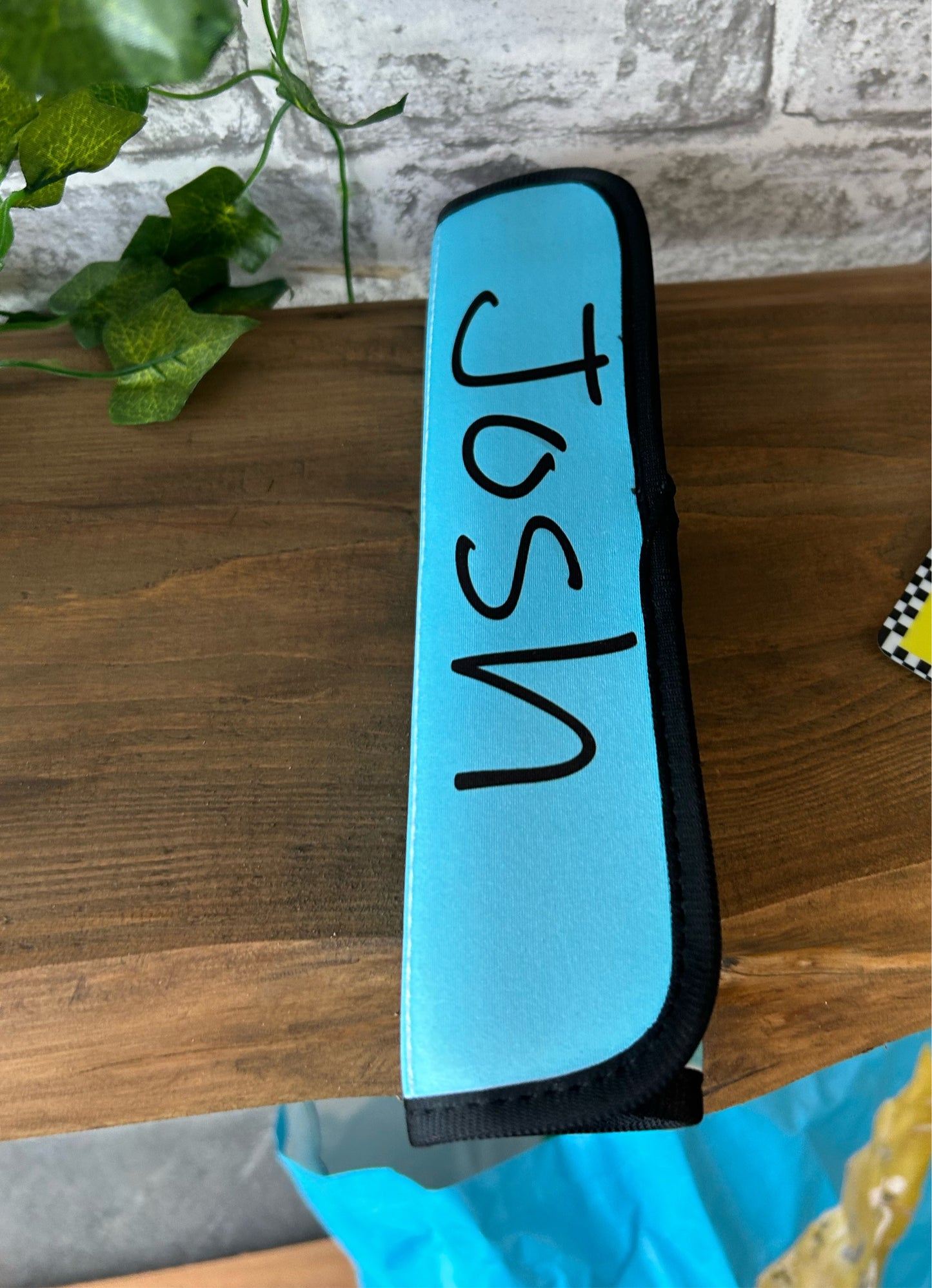 Personalised Seatbelt Cover